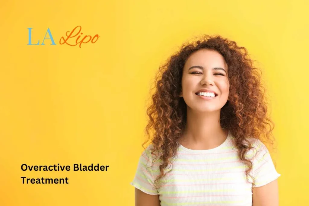 woman smiling about overactive bladder treatment West Kensington solutions